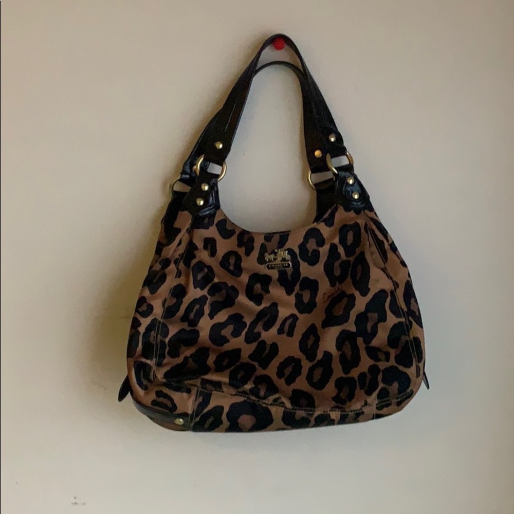 Cheetah print Coach purse!